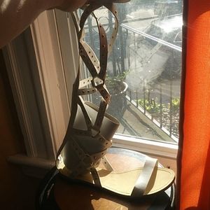 Over calf gladiator sandals